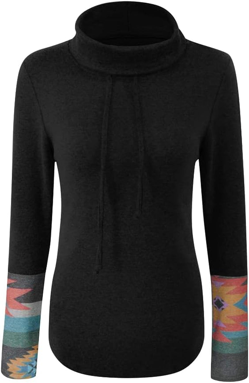 Womens Sweatshirts Long Sleeve Casual Color Block Pullover Hoodies Fall Outfits 2024 Clothes